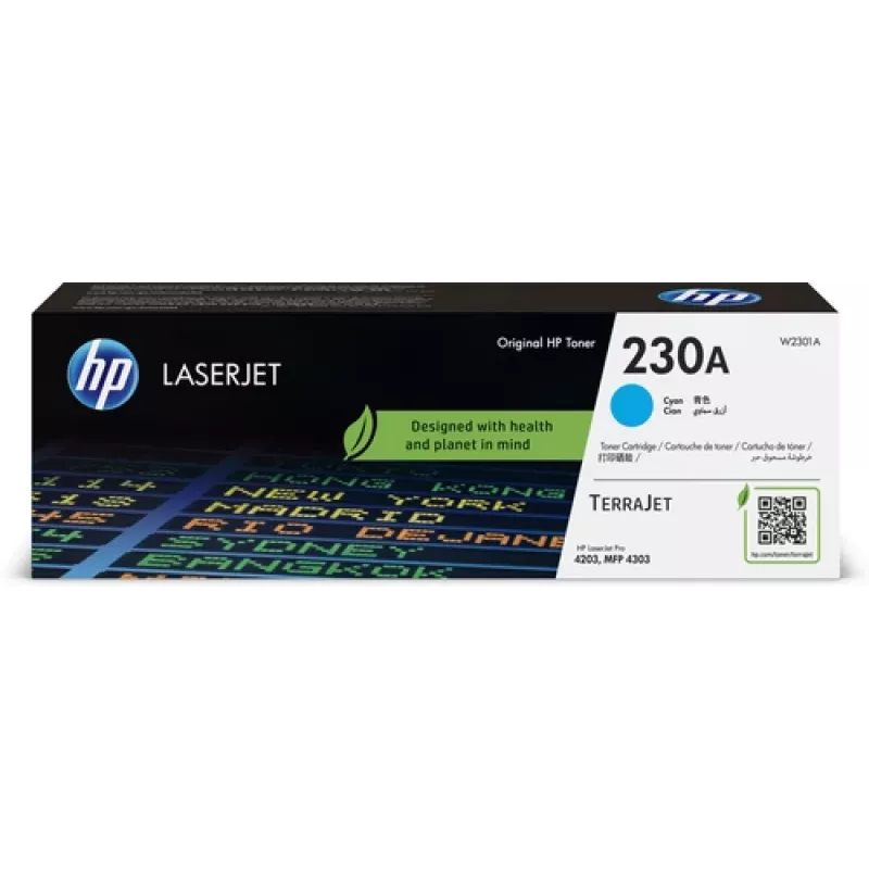 Consumível de impressora HP W2301A ciano