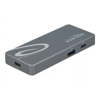 Leitor de cartões DeLOCK USB Type-C para CFast SD + hub USB
