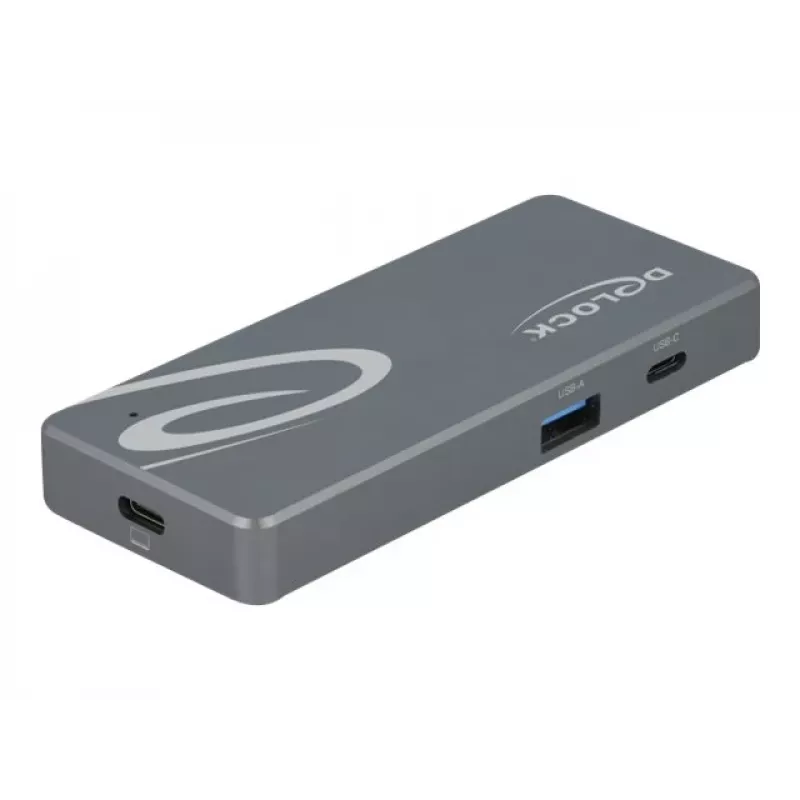 Leitor de cartões DeLOCK USB Type-C para CFast SD + hub USB
