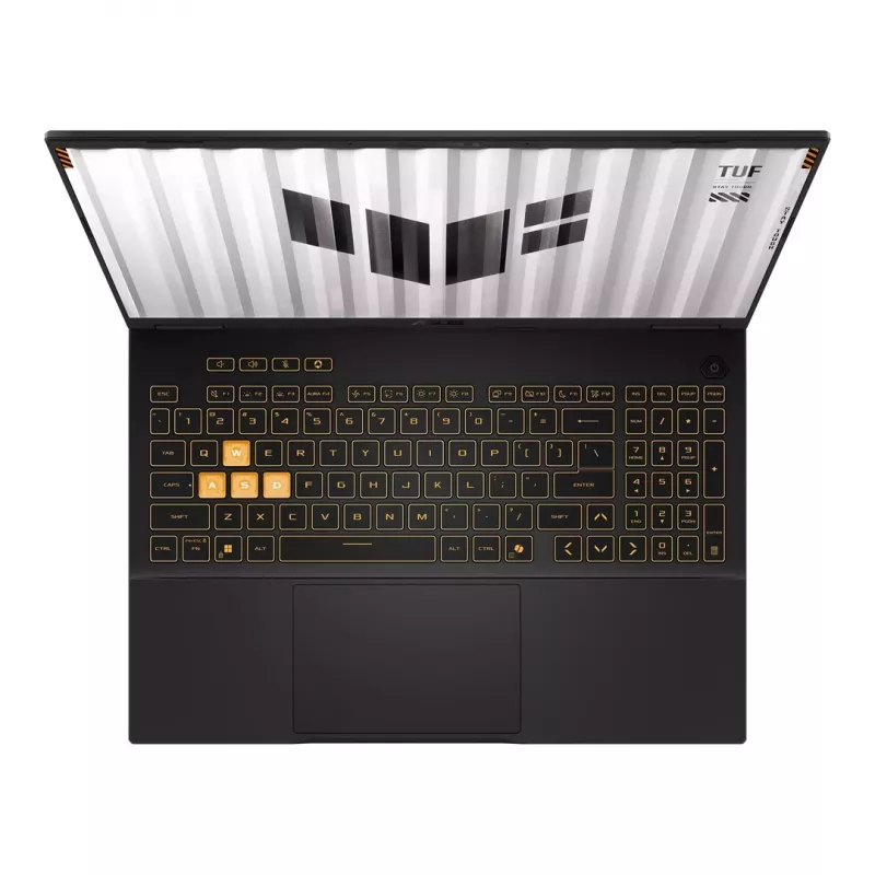 Portátil ASUS TUF Gaming F16 FX608JMR — Intel i5-14450HX, 16 polegadas IPS 165Hz, 16GB RAM, 512GB SSD, RTX 5060