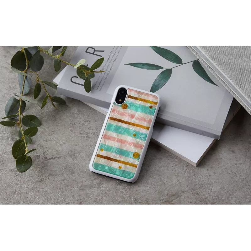 iKins Pop capa para iPhone XR, branca menta, K1730H