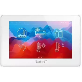 Painel de controlo com ecrã tátil Satel INTEGRA INT-TSH2-W