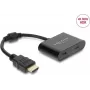 Adaptador HDMI macho para USB Type-C fêmea DELOCK 63000, DisplayPort Alt Mode, 4K 60 Hz