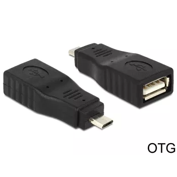 Adaptador de cabo Micro USB2.0-B USB2.0-A DeLOCK 65549