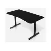 Secretária gaming Arozzi Arena Medium ARENA-MEDIUM-PBK, 140 x 75,5 cm, tapete de microfibra em toda a superfície, Pure Black