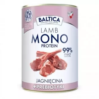 BALTICA Nutraceutic Monoprotein borrego com prebióticos - comida húmida para cães - 400g