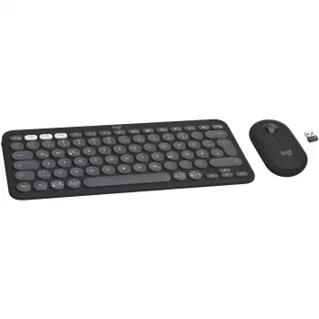 Logitech Pebble 2 Combo Teclado e rato sem fios QWERTZ alemão grafite