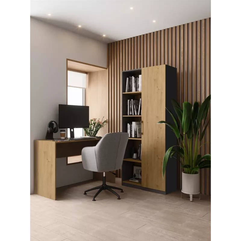 Módulo superior de estante Topeshop RD-80 ANT/ART KPL, 10 prateleiras, aglomerado, 800×300×1820 mm