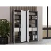 ESTANTE FECHADA OLIV 2D, ANTRACITE/Branco CONJUNTO