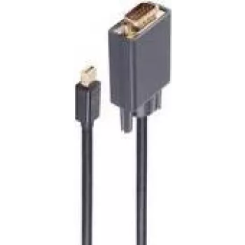 ShiverPeaks BS10-54025 - 1 m - Mini DisplayPort - VGA - macho - macho - dourado