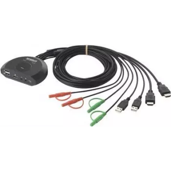 Consola KVM SP-KVM-210 HDMI teclado 4096 x 2160 píxeis (SP-10105820)