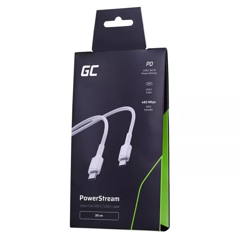 Cabo USB Greencell KABGC31W branco