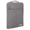 Manhattan Seattle Mala para portátil 39,6 cm (15,6 polegadas), Cinzento, Acolchoada, Forro interior extra macio, Compartimento principal com fecho de correr duplo, Bolso frontal com fecho de correr, Alça de transporte, Repelente à água e durável, Sleeve para portátil, Três anos de garantia