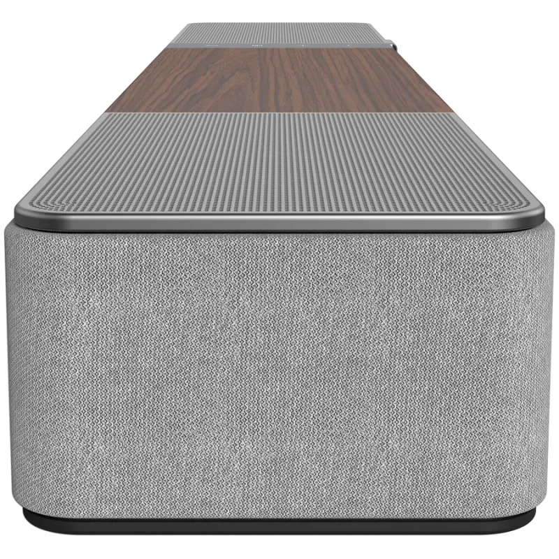 Barra de som KLIPSCH Flexus CORE 100 — 2.1 canais, 100 W, subwoofer integrado, cinzento/nogueira