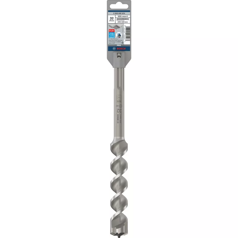 Bosch Accessories SDS max-4, 32x200x320mm 2608685874 Broca de martelo 32 mm SDS-Max 1 unid.
