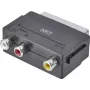 Adaptador RCA / SCART SpeaKa Professional [3x conector fêmea RCA - 1x ficha SCART] preto (SP-7869904)