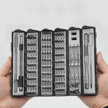 Conjunto de chaves de precisão Extralink EX.21465 — kit magnético de 128 em 1 bits