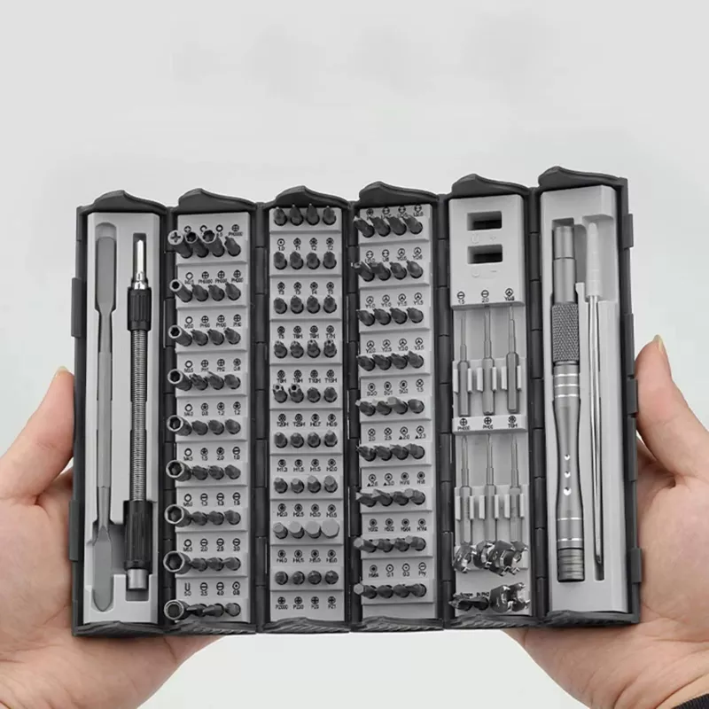 Conjunto de chaves de precisão Extralink EX.21465 — kit magnético de 128 em 1 bits