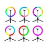 Anel de luz RGB 26 cm com tripé