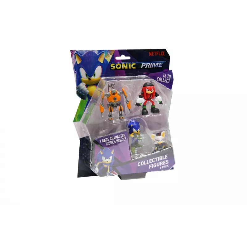 SONIC PRIME - Conjunto de 5 figuras variadas