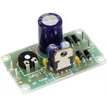Placa reguladora de tensão H-TRONIC 130312 para LM317-T tensão de saída 1,2–32 V DC (unidade montada com regulador)