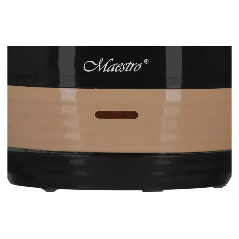 Maestro MR-033 chaleira elétrica, 1,7 l, 2200 W, preta