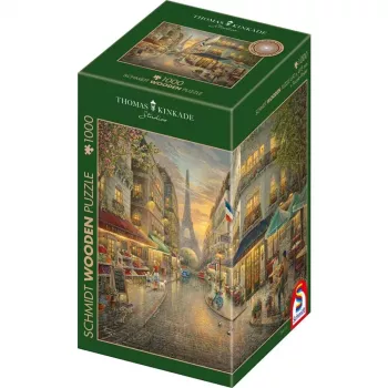 Puzzle de madeira Thomas Kinkade Studios: Paris pitoresca (1000 peças)