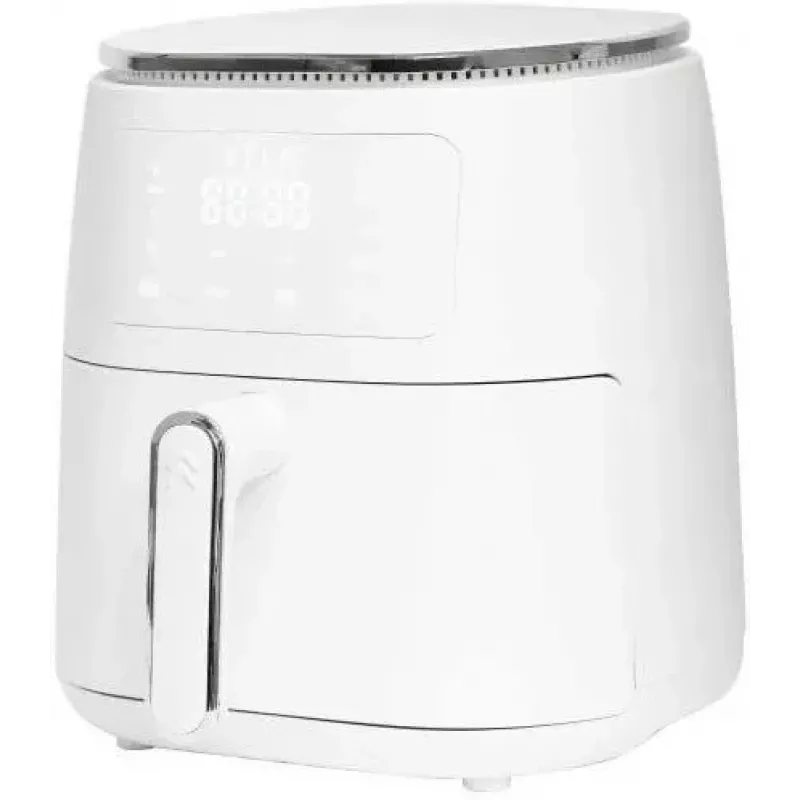 Fritadeira de ar quente Elle EKAFP501WHEU 5 L, branca — aparelho de bancada compacto para fritar sem óleo