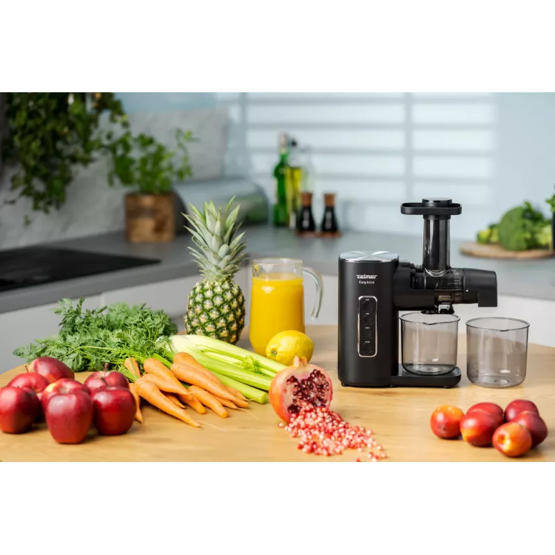 Zelmer ZJP3900 EasyJuice extrator de sumo, 150 W, 500 ml, 2 velocidades, preto