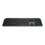 Logitech MX Keys S 920-011589 teclado sem fios de tamanho completo, Bluetooth LE / Logi Bolt, retroiluminado, recarregável por USB-C, QWERTY US International, com apoio de pulsos, grafite