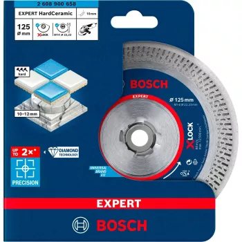 Disco de serra Bosch Expert HardCeramic X-LOCK 12,5 cm 1 unid.