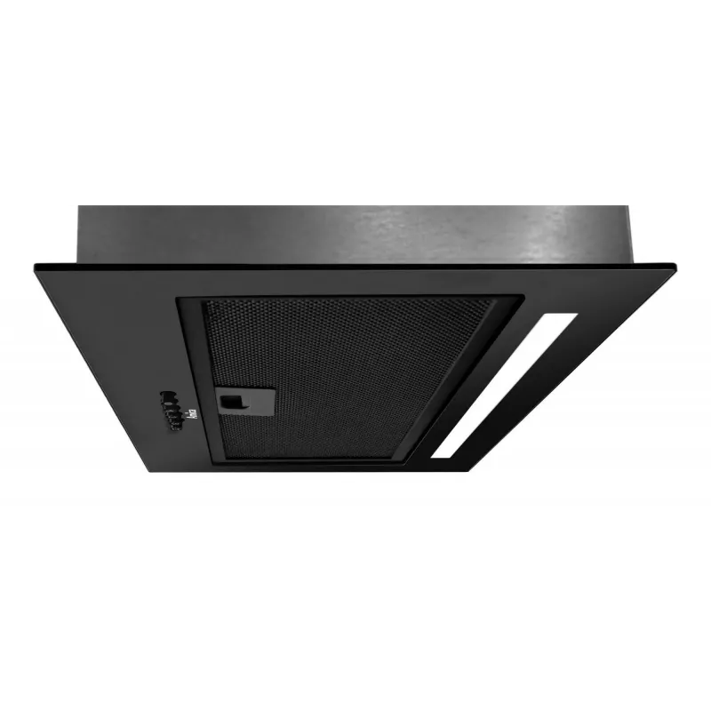 Amica OMC6271B exaustor de encastrar, 55 cm, 176 m3/h, 65 dB, 3 velocidades, iluminação LED, preto
