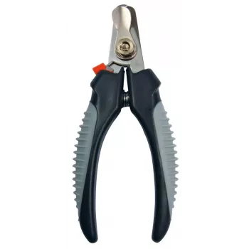 Tesoura de cuidados para animais de estimação Trixie 2367, lâminas de aço inoxidável, 120 mm, cabo de borracha antiderrapante