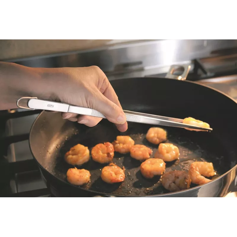 Pinça de cozinha GEFU 11900 aço inoxidável 304 mm