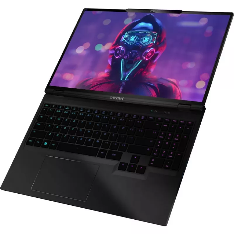 Captiva Advanced Gaming I86-221 86221 Portátil de gaming 38,9 cm (15,3 polegadas) 2560x1600 - Intel Core i7-13620H - 1TB SSD - GeForce RTX 4050 - HDMI/USB-C - Windows 11 Home - Preto (86221)