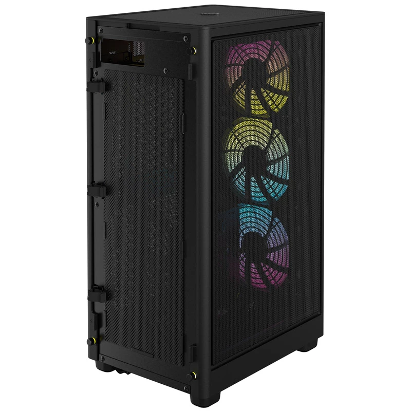 Caixa de PC Corsair RGB AIRFLOW 2000D preta Mini-ITX, fonte de alimentação incluída Não SFX