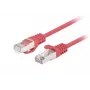 Lanberg PCF6-20CC-0100-R Cabo patch Cat.6 F/UTP, pack de 10, 1 m, Vermelho