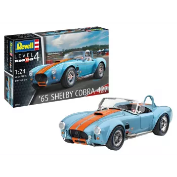 Automóvel de plástico para montagem 65 Shelby Cobra 427 1/24