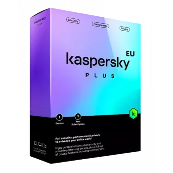 Kaspersky Plus | 1 dispositivo | 1 ano | UE