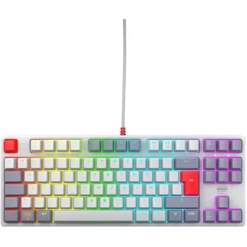 CHERRY XTRFY K4V2 Retro Edition TKL (80%) teclado, RGB, USB, AZERTY francês
