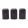 Conjunto de recipientes de cozinha Salter BW13729EU7 3 peças antracite – recipientes de armazenamento herméticos para a cozinha