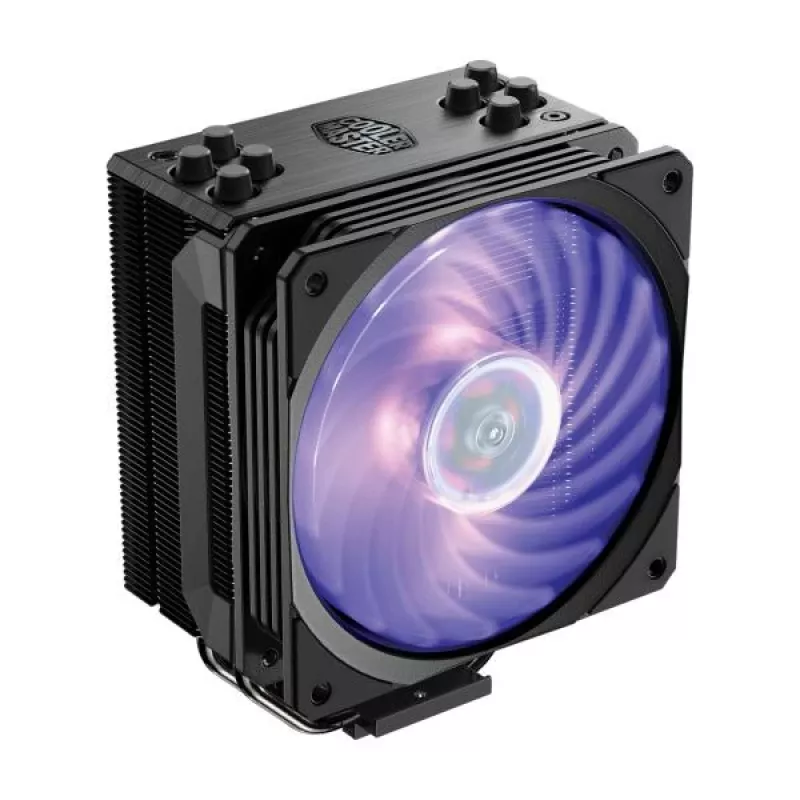 Arrefecedor Cooler Master Hyper 212 RGB Black Edition ventoinha 12 cm 650-2000 rpm