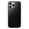 Capa para telemóvel Nomad Modern Leather Case para iPhone 16 Pro Max, 6,9 polegadas (17,5 cm), preta, pele+PC+TPU