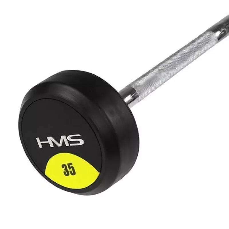 Barra fixa / barra com revestimento de borracha HMS GSG35 35 kg
