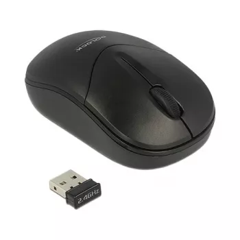 Rato DeLOCK 12494 RF Wireless ótico 1000 DPI