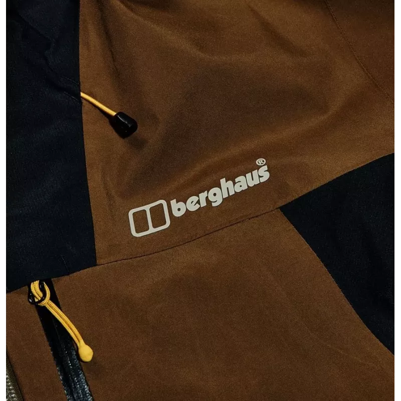 Casaco híbrido com capuz Berghaus homem tamanho M castanho
