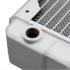 Radiador de refrigeração líquida para CPU Ice Nemesis 360GTX Satin White 360mm preto