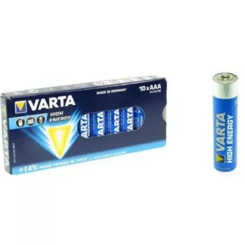 Varta High Energy - pilha 1x AAA tipo alcalina 1100 mAh - pack de 10 (4903)
