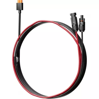 Cabo EcoFlow LMC4-XT60I-2,5M para painéis solares, conector XT60i, 2,5 m, preto/vermelho