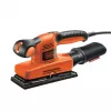 Black & Decker KA320EKA-QS lixadeira orbital de 240 W, laranja